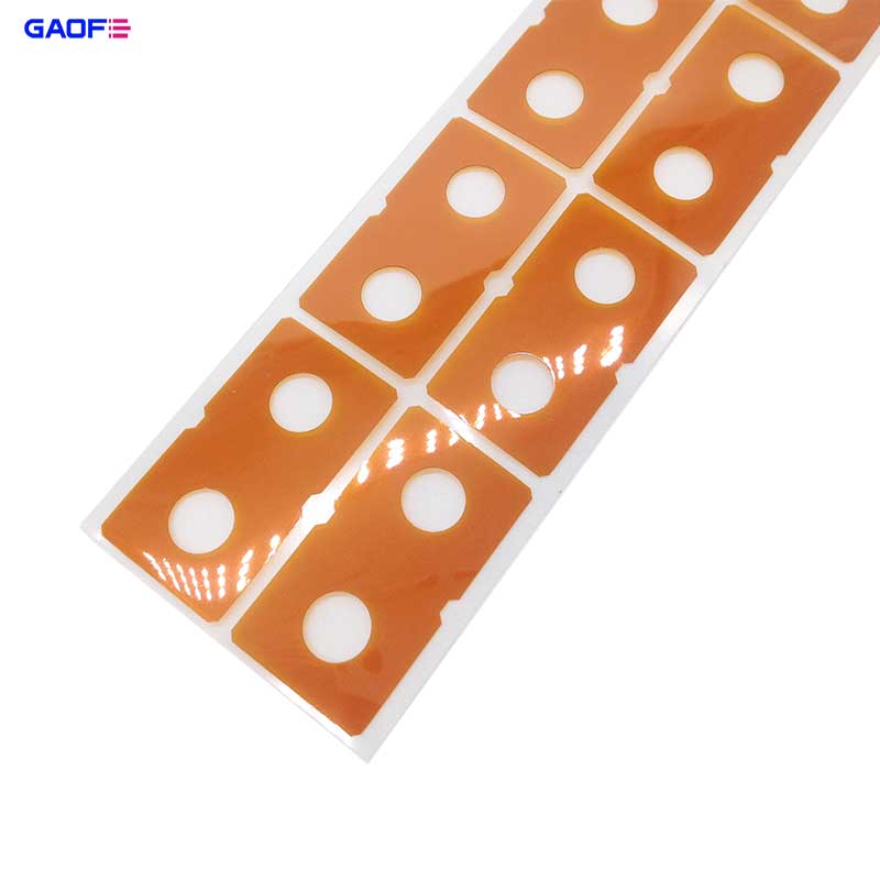 耐高溫膠帶標簽B-210G 0.1厚茶色高溫膠帶 金手指膠帶 絕緣高賦碼