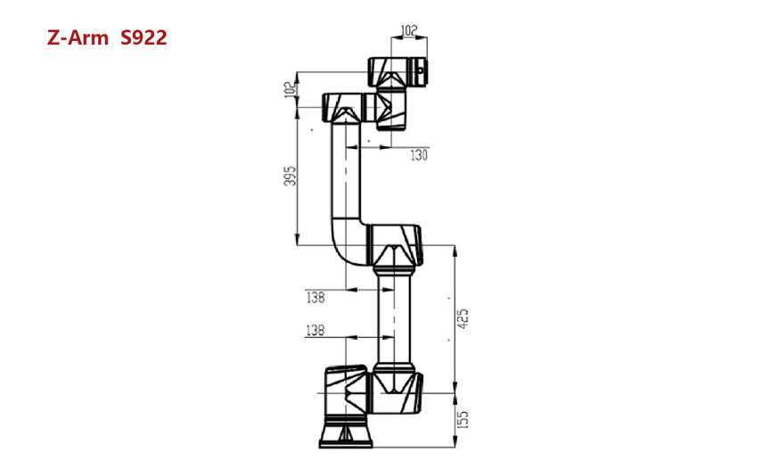Z-Arm S1400 六軸協(xié)作機(jī)器人手臂