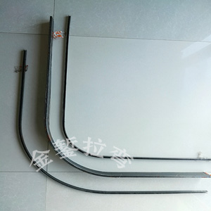 不銹鋼踢腳線拉彎（四分之一圓兩邊帶直線段）